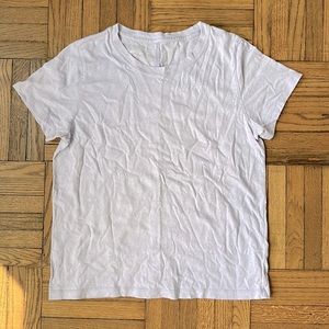 J. Crew Factory Lavender Girlfriend Tee, size L